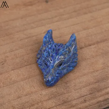 3PCS/Lot,27x40mm Natural Lapis Stone Carved Wolf Head Pendant Necklace Women Gems Stone Wolf Figurine Healing Necklace XG-19AMBH
3PCS/Lot,27x40mm Natural Lapis Stone Carved Wolf Head Pendant Necklace Women Gems Stone Wolf Figurine Healing Necklace XG-19AMBH