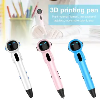 3D Pen, Upgraded Robot 3D Printing Drawing Pen PLA Filament Refills, LED Indicator, Temperature Speed Control For Kids Gifts 
3D Pen, Upgraded Robot 3D Printing Drawing Pen PLA Filament Refills, LED Indicator, Temperature Speed Control For Kids Gifts