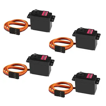 4Pcs MG996R Servo Motor Metal Gear Torque Digital Servo Motor with Arm Horn for Smart Car Robot Boat RC Airplane Helicopter
4Pcs MG996R Servo Motor Metal Gear Torque Digital Servo Motor with Arm Horn for Smart Car Robot Boat RC Airplane Helicopter