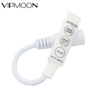 12V 3 Keys Mini Controller Dimmer 3528 5050 LED RGB Strip Light Easy Practical 19 Dynamic Modes 20 Static Color Up to 144W Power
12V 3 Keys Mini Controller Dimmer 3528 5050 LED RGB Strip Light Easy Practical 19 Dynamic Modes 20 Static Color Up to 144W Power