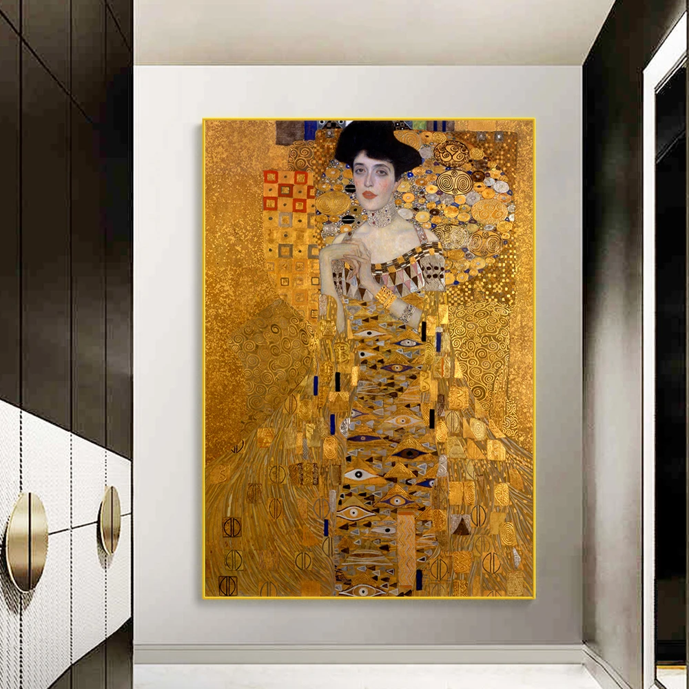 Portrait Of Adele Bloch By Gustav Klimt Oil Paintings Print On Canvas Art Posters And Prints Famous Wall Art Pictures Cuadros
Portrait Of Adele Bloch By Gustav Klimt Oil Paintings Print On Canvas Art Posters And Prints Famous Wall Art Pictures Cuadros