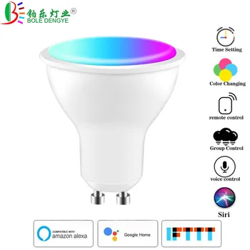 GU10 RGBW WiFi LED Bulb 5W Smart Spotlight Works With Amazon Alexa Google Home Controlled By Phone Voice Control Lamp Light
GU10 RGBW WiFi LED Bulb 5W Smart Spotlight Works With Amazon Alexa Google Home Controlled By Phone Voice Control Lamp Light