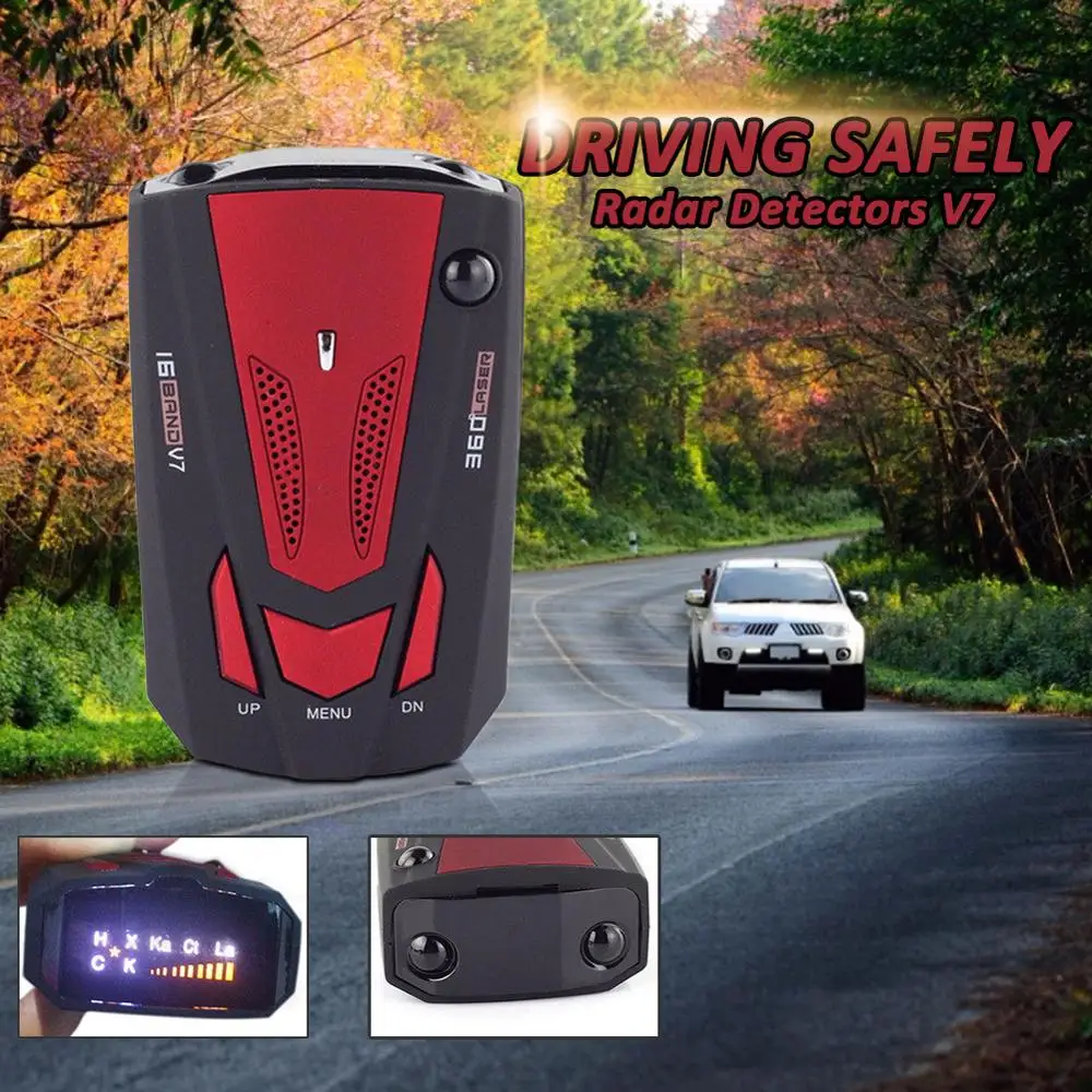 Radar Detector, City/Highway Mode 360 Degree Detection Radar Detectors with LED Display For Car Voice Alert&Speed Alarm System
Radar Detector, City/Highway Mode 360 Degree Detection Radar Detectors with LED Display For Car Voice Alert&Speed Alarm System