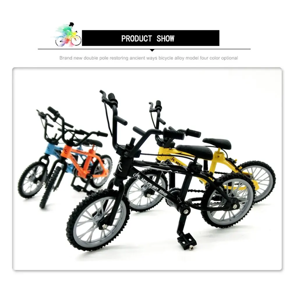 Mini 1:10 Alloy Bicycle Model Diecast Metal Finger Mountain bike Racing Toy Bend Road Simulation Collection Toys for children
Mini 1:10 Alloy Bicycle Model Diecast Metal Finger Mountain bike Racing Toy Bend Road Simulation Collection Toys for children