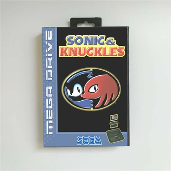 Sonic and Knuckles - EUR Cover With Retail Box 16 Bit MD Game Card for Megadrive Genesis Video Game Console
Sonic and Knuckles - EUR Cover With Retail Box 16 Bit MD Game Card for Megadrive Genesis Video Game Console