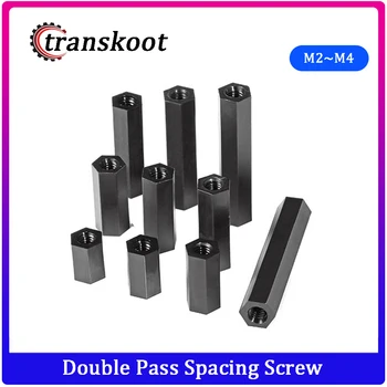 50Pcs M2 M2.5 M3 M4 Black Hex Nylon Standoff Spacer Column Flat Head Double Pass Nylon Plastic Spacing Screws
50Pcs M2 M2.5 M3 M4 Black Hex Nylon Standoff Spacer Column Flat Head Double Pass Nylon Plastic Spacing Screws