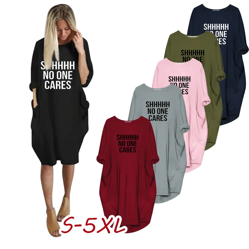 Women dresses Jumper Ladies Baggy Long Sleeve Pocket Pullover Mini Dress Casual Solid Loose Top Big Size Woman
Women dresses Jumper Ladies Baggy Long Sleeve Pocket Pullover Mini Dress Casual Solid Loose Top Big Size Woman