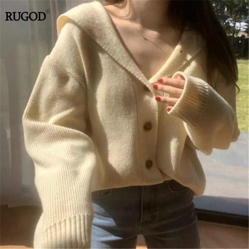 RUGOD Crew Neck Sweater Solid Single Breasted Long Sleeve Loose Open Stitch Knitted Sweaters Mujer Pull Femme Hiver 2019Winter
RUGOD Crew Neck Sweater Solid Single Breasted Long Sleeve Loose Open Stitch Knitted Sweaters Mujer Pull Femme Hiver 2019Winter