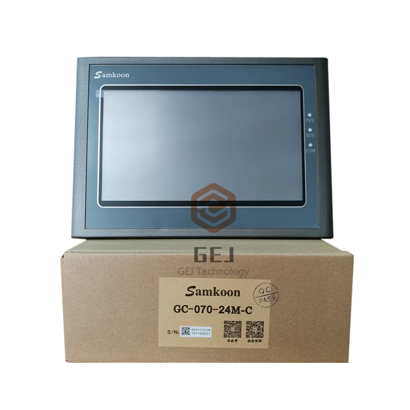 

7inch GC-070-24M-C Samkoon DC 24V Resolution 800*480 PLC all in one Touch Screen HMI
