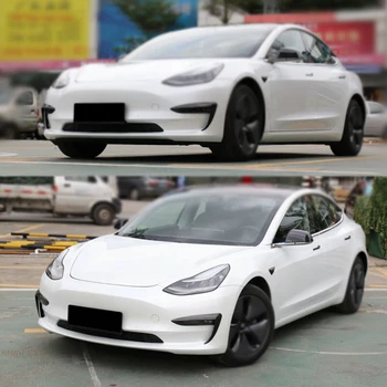 For Tesla Model 3 Headlight Protective Frames Accessories Set ABS Carbon Fiber Black Parts
For Tesla Model 3 Headlight Protective Frames Accessories Set ABS Carbon Fiber Black Parts