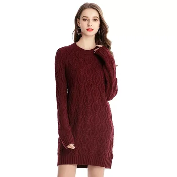 Women's Sweater Dress 2020 New Spring Autumn Long Sleeve Knitting Sweater Dresses Knitted Female pullovers Dress Big Size XXXL
Women's Sweater Dress 2020 New Spring Autumn Long Sleeve Knitting Sweater Dresses Knitted Female pullovers Dress Big Size XXXL