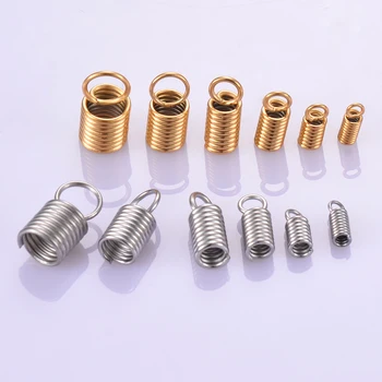 20 pcs Stainless Steel Spring Crimp Clasps Leather Ends Fastener End Caps Connectors For DIY Bracelet Necklace Jewelry Making
20 pcs Stainless Steel Spring Crimp Clasps Leather Ends Fastener End Caps Connectors For DIY Bracelet Necklace Jewelry Making