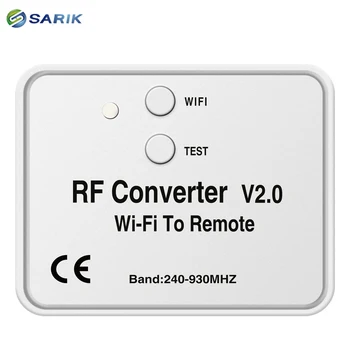 RF converter to IOS/Android APP can learning 240-930MHz Rf remote control Support fixed code/learning most brands rolling code
RF converter to IOS/Android APP can learning 240-930MHz Rf remote control Support fixed code/learning most brands rolling code
