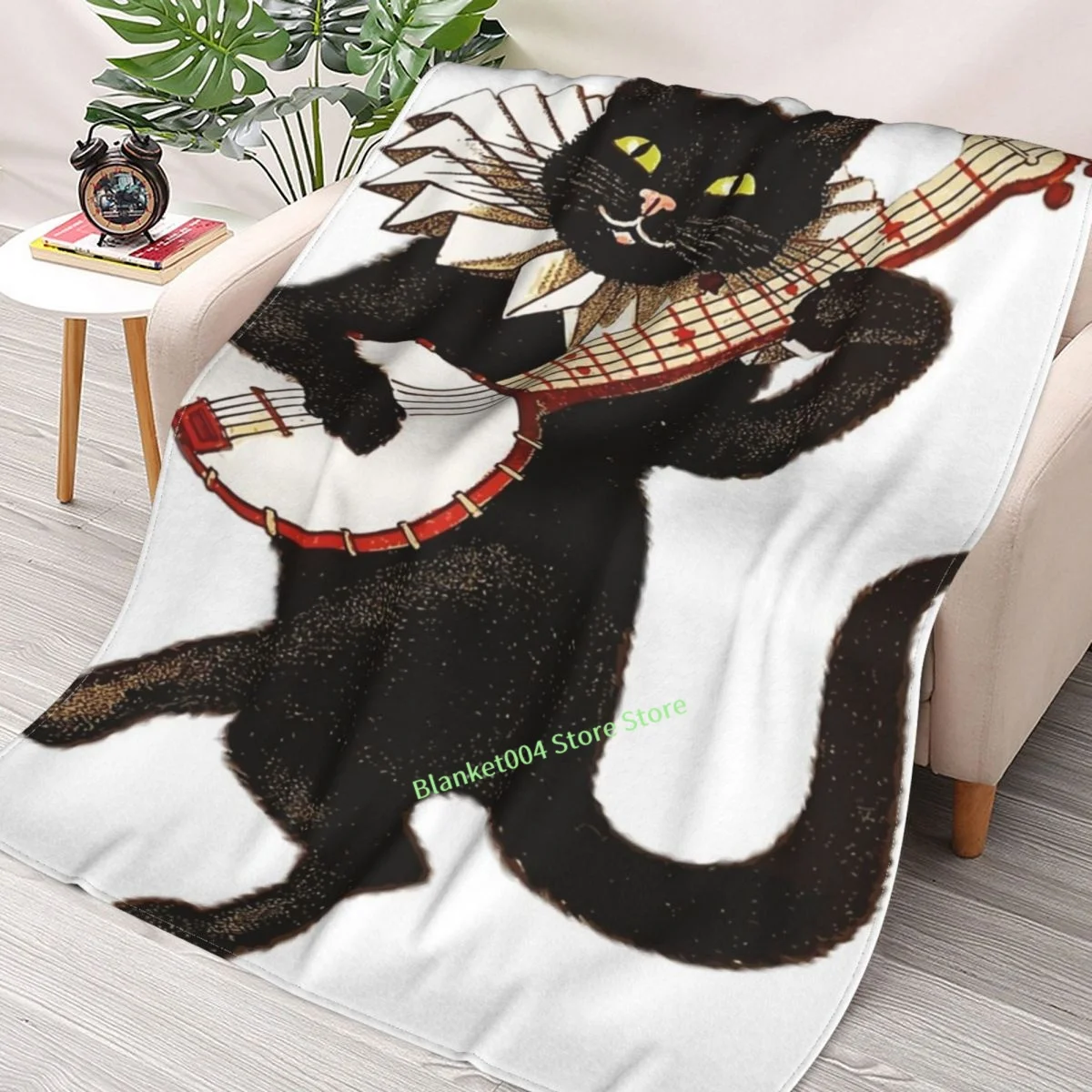Vintage Cat Playing Banjo Throw Blanket Sherpa Blanket 3D printed sofa bedroom decorative blanket children adult Christmas gift
Vintage Cat Playing Banjo Throw Blanket Sherpa Blanket 3D printed sofa bedroom decorative blanket children adult Christmas gift