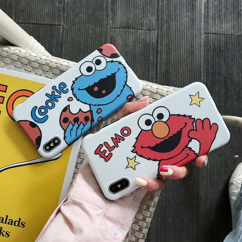 Elmo Cookie Monsters Mobile Phone Case for iPhone X XR XS Max Soft Silicone TPU Cover for iPhone 6 6s 7 8 Plus Back Coque Covers
Elmo Cookie Monsters Mobile Phone Case for iPhone X XR XS Max Soft Silicone TPU Cover for iPhone 6 6s 7 8 Plus Back Coque Covers
