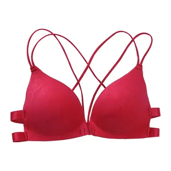 2020 Simple Front Buckle Solid Color Bra Sexy Beauty Back Ladies Bra Breathable Gather Adjustable Bra AB Universal Cup
2020 Simple Front Buckle Solid Color Bra Sexy Beauty Back Ladies Bra Breathable Gather Adjustable Bra AB Universal Cup