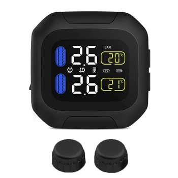 Waterproof Tire Pressure Monitor Motorcycle Tool Wireless Sensor Meter Real-time With Sensor LCD Display Alarm Bicycle External
Waterproof Tire Pressure Monitor Motorcycle Tool Wireless Sensor Meter Real-time With Sensor LCD Display Alarm Bicycle External