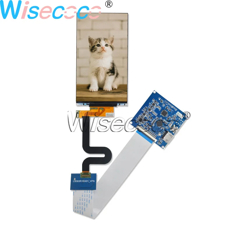 LS063R1SX01 6.3 Inch 1440×2560 IPS 2K LCD Display + 60pins MIPI HDMI USB Controller Removed Backlight For DIY Projector
LS063R1SX01 6.3 Inch 1440×2560 IPS 2K LCD Display + 60pins MIPI HDMI USB Controller Removed Backlight For DIY Projector