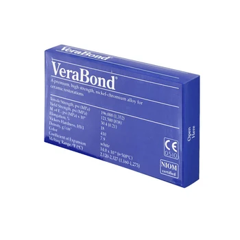 Dental Lab VeraBond Nicr Nickel Chromium with Beryllium Dental VB Metal Porcelain Alloy
Dental Lab VeraBond Nicr Nickel Chromium with Beryllium Dental VB Metal Porcelain Alloy