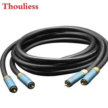 Thouliess HIFI M1000i Signal Cabel Hi-end Single Crystal Copper Audio Corld Wire Line RCA Interconnect Audio Cable
Thouliess HIFI M1000i Signal Cabel Hi-end Single Crystal Copper Audio Corld Wire Line RCA Interconnect Audio Cable