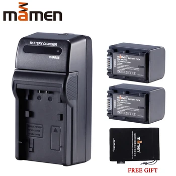 Mamen 2pcs Rechargeable NP-FV70 NP FV70 NPFV70 Digital Camera Battery + Single Charger For Sony HDR-CX230 CX150E CX170 CX300 Z1
Mamen 2pcs Rechargeable NP-FV70 NP FV70 NPFV70 Digital Camera Battery + Single Charger For Sony HDR-CX230 CX150E CX170 CX300 Z1