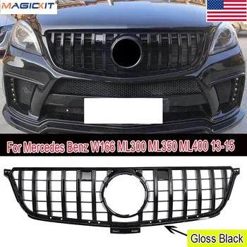 MagicKit Gloss Black 1 PCS GTR Style Front Grille Grill For Mercedes W166 ML-Class ML300 ML320 ML350 ML400 12-14
MagicKit Gloss Black 1 PCS GTR Style Front Grille Grill For Mercedes W166 ML-Class ML300 ML320 ML350 ML400 12-14