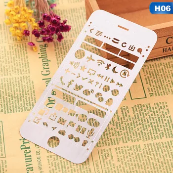 Multifunctional Stainless Steel Hollow Ruler Geometric Figure Drawing Stencils Templates Metal Ruler Diy Tool Diary Template
Multifunctional Stainless Steel Hollow Ruler Geometric Figure Drawing Stencils Templates Metal Ruler Diy Tool Diary Template