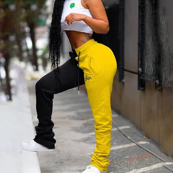 7 Colors Korean Sweatpants Letter Printed Patchwork High Waist Harem Pants Women's Bottoms Joggers Trousers Casual Pantalones 
7 Colors Korean Sweatpants Letter Printed Patchwork High Waist Harem Pants Women's Bottoms Joggers Trousers Casual Pantalones