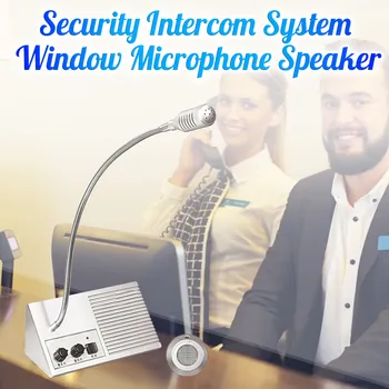 Security Intercom System Window Microphone Speaker Silver Talk Through Glass Intercom System Top-quality Walkie Talkie
Security Intercom System Window Microphone Speaker Silver Talk Through Glass Intercom System Top-quality Walkie Talkie