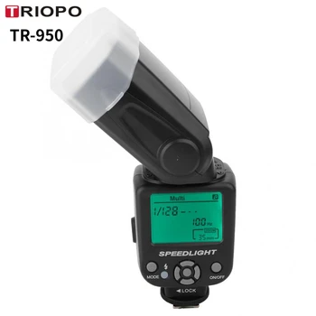 TRIOPO TR-950 Profession Flash Light On-camera External Speedlite Shutter Synchronization for Canon/Nikon Flash Camera Speedlite
TRIOPO TR-950 Profession Flash Light On-camera External Speedlite Shutter Synchronization for Canon/Nikon Flash Camera Speedlite