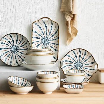 Japanese Style Ceramic Double Handle Tableware Plate Multi-person Suit Dessert Salver Originality Hand Steak Breakfast Disc
Japanese Style Ceramic Double Handle Tableware Plate Multi-person Suit Dessert Salver Originality Hand Steak Breakfast Disc