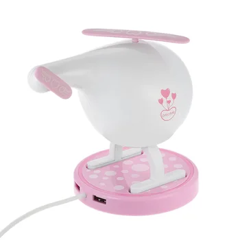 Helicopter USB Rechargeable Baby Room LED Night Light Vibration Sensor Changeable Color Nightlight Lamp with USB Charging Base
Helicopter USB Rechargeable Baby Room LED Night Light Vibration Sensor Changeable Color Nightlight Lamp with USB Charging Base