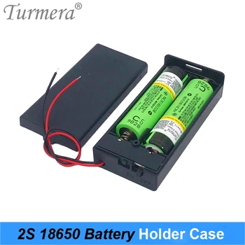 Turmera 3.7V 2x 18650 Battery Holder Connector Storage Case Box with ON/OFF Switch with Cable for Power Bank or Battery Pack Use
Turmera 3.7V 2x 18650 Battery Holder Connector Storage Case Box with ON/OFF Switch with Cable for Power Bank or Battery Pack Use