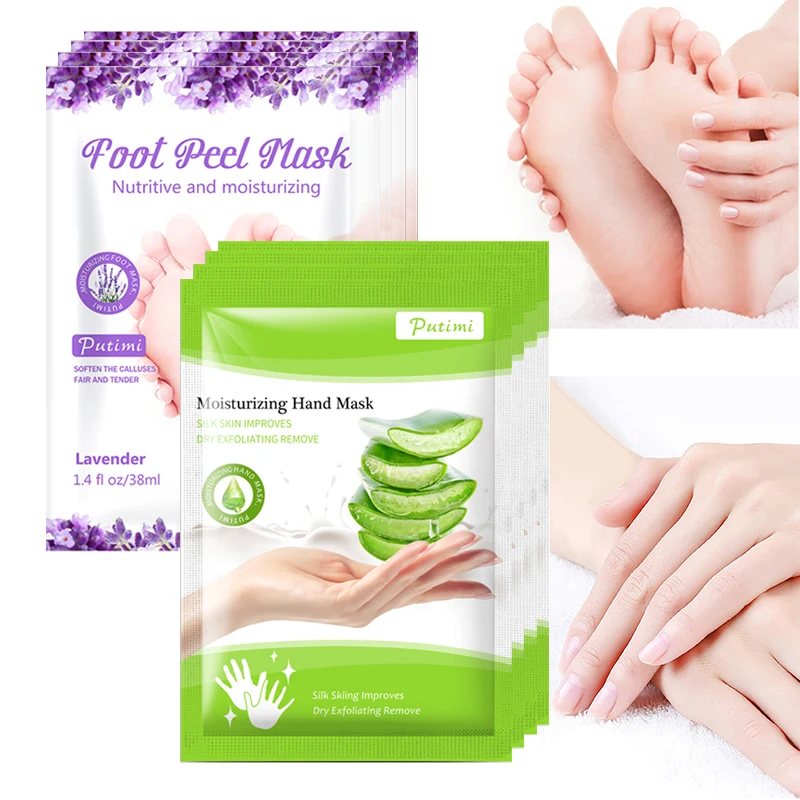 PUTIMI Hand Mask Exfoliating Dead Skin Remove Hand Mask Anti-drying Whiening Spa Gloves Moisturizing Foot Peeling Mask for Legs
PUTIMI Hand Mask Exfoliating Dead Skin Remove Hand Mask Anti-drying Whiening Spa Gloves Moisturizing Foot Peeling Mask for Legs