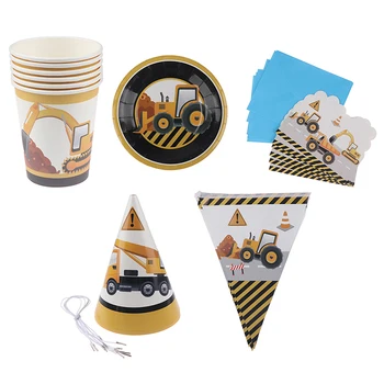 6PCS Construction Vehicles Digger theme party decoration disposable tableware one-off paper cups Party supplies
6PCS Construction Vehicles Digger theme party decoration disposable tableware one-off paper cups Party supplies