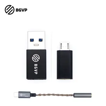 BGVP T01 32Bit/384kHz TYPE-C DAC HiFi Headphone Audio Amplifier v2.5 With Adapter Compatible for Cellphone PC Windows OS
BGVP T01 32Bit/384kHz TYPE-C DAC HiFi Headphone Audio Amplifier v2.5 With Adapter Compatible for Cellphone PC Windows OS