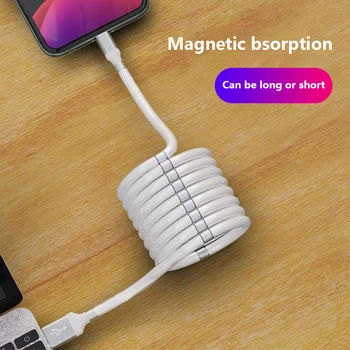 Fast 2.4A Magic rope cable for IOS Micro Type-c automatically retractable Fast charging for IPhone Samaung xiaomi huawei
Fast 2.4A Magic rope cable for IOS Micro Type-c automatically retractable Fast charging for IPhone Samaung xiaomi huawei