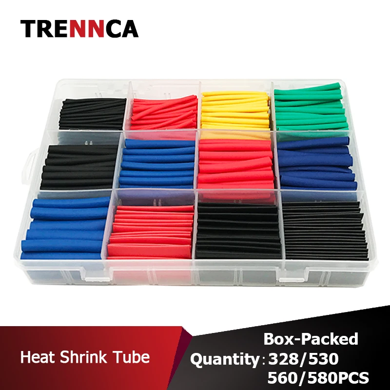Multi specification Polyolefin Shrinking Assorted termoretractil Heat Shrink Tube Wire Cable Insulated Sleeving Tubing Set 2:1
Multi specification Polyolefin Shrinking Assorted termoretractil Heat Shrink Tube Wire Cable Insulated Sleeving Tubing Set 2:1
