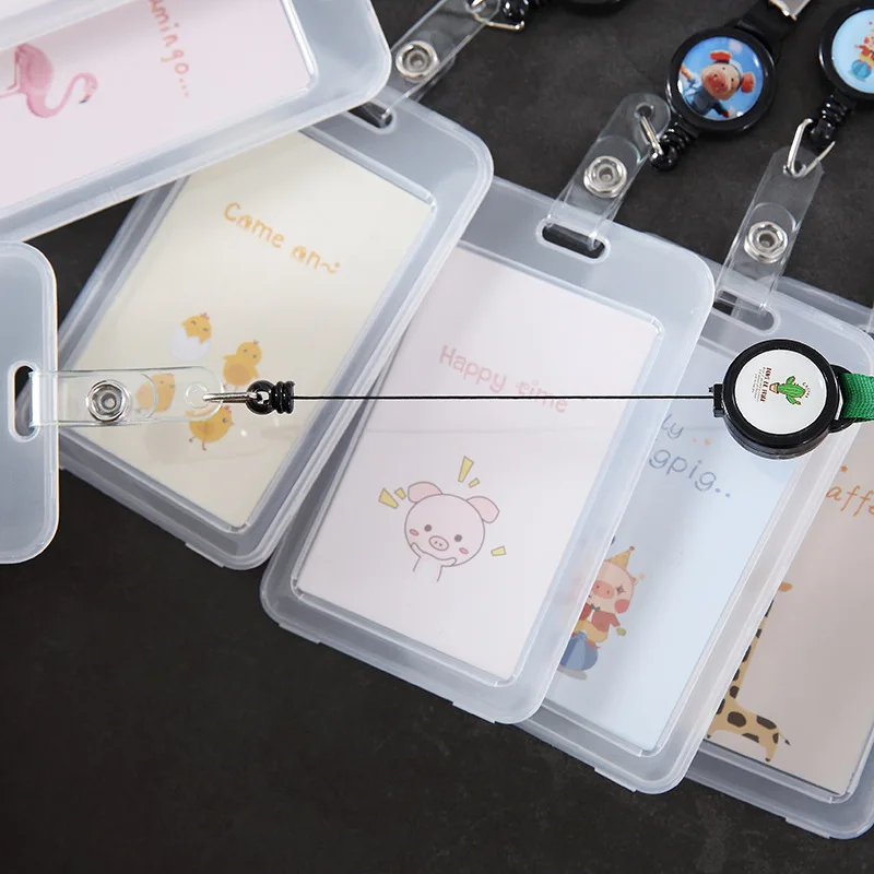 1PCS Transparent Waterproof Protection Card Cover Plastic Bus Card Holder Student Cartoon Cute ID Card Bank Business Card Case
1PCS Transparent Waterproof Protection Card Cover Plastic Bus Card Holder Student Cartoon Cute ID Card Bank Business Card Case