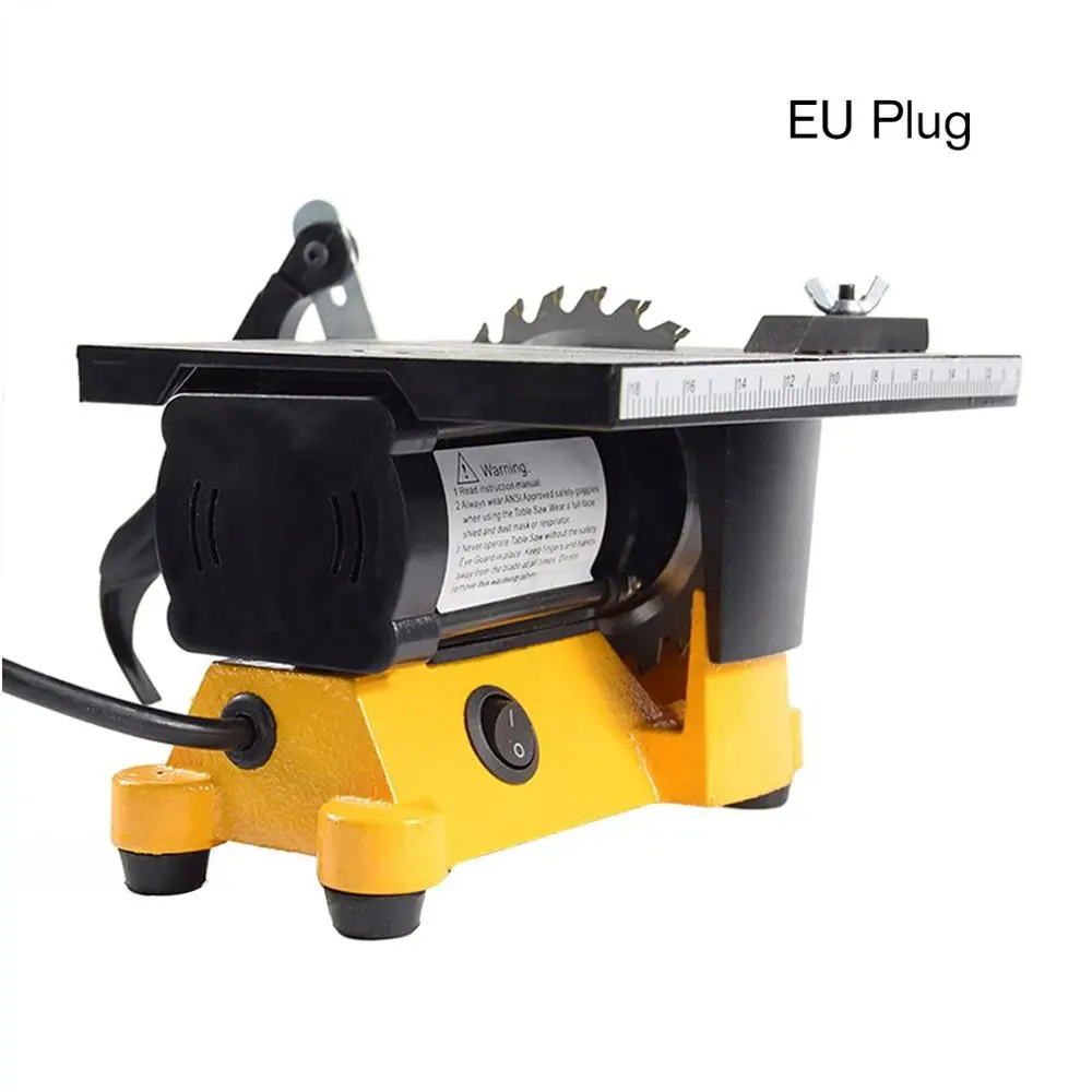 Mini Table Saw Blade Manual Woodworking Cutting Machine 5000RPM Cutting Tool With 101mmx24T Circular Saw Blade EU/US
Mini Table Saw Blade Manual Woodworking Cutting Machine 5000RPM Cutting Tool With 101mmx24T Circular Saw Blade EU/US