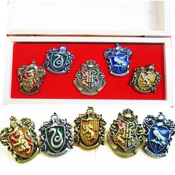 5Pcs|set HP Potter Magic Academy Badge Pendant Brooches Classic Hufflepuff Ravenclaw Slytherin Logo Brooch Pins
5Pcs|set HP Potter Magic Academy Badge Pendant Brooches Classic Hufflepuff Ravenclaw Slytherin Logo Brooch Pins