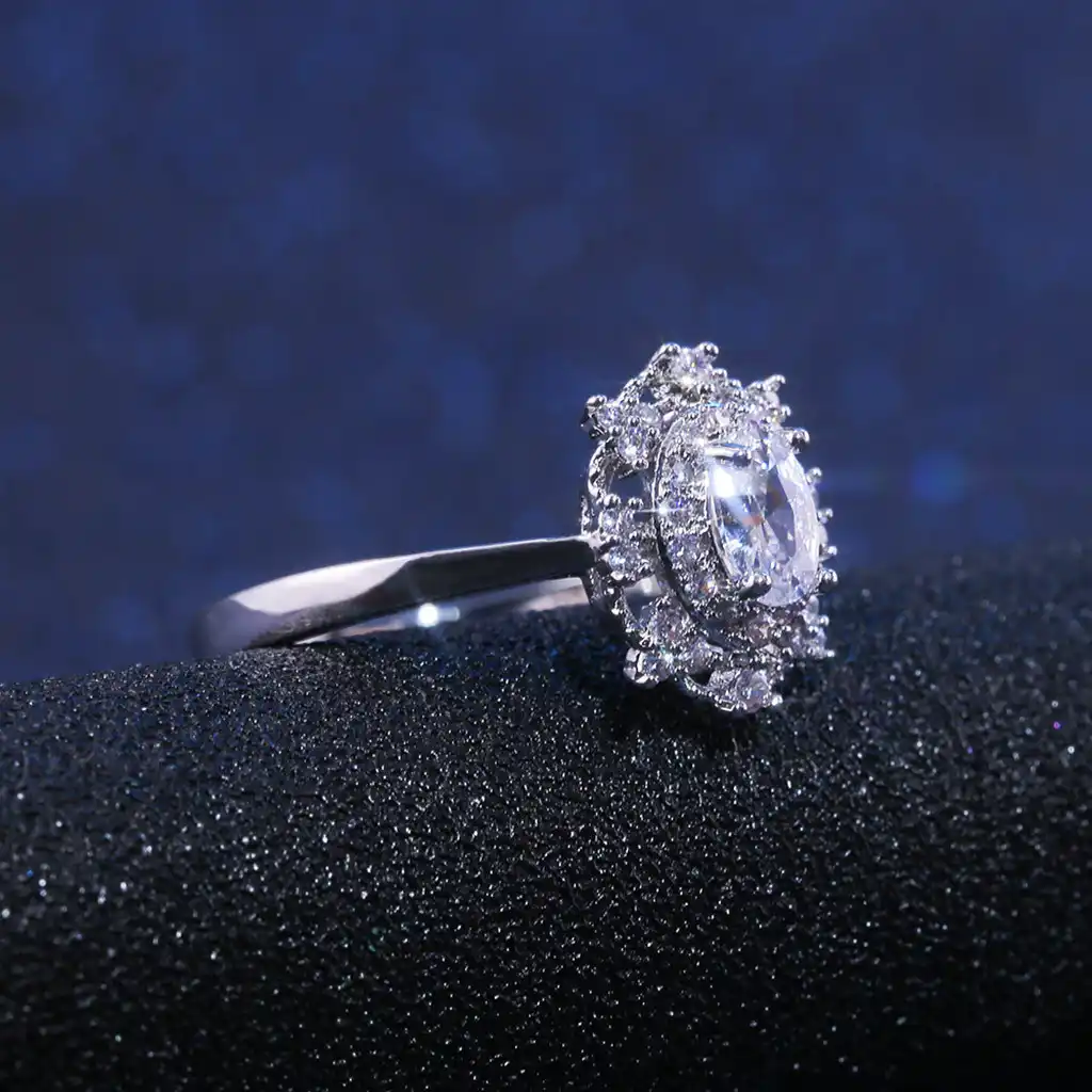 romantic love rings crystal rings fashion jewelry gifs