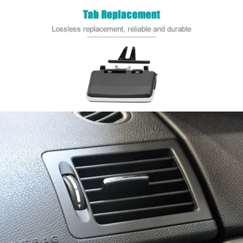 Fresh Air Grille Clip Air Conditioning Vent Outlet Tab Clip Wind Direction Plectrum Knob for Benz W204 X204 C200 GLK300 Tab Clip