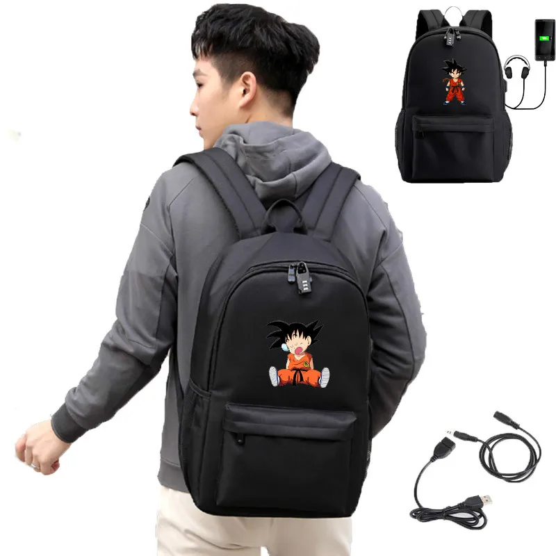Dragon Ball Z Backpack For Students Cute Anime Shoulders Backpacks with Usb Charging Boys Girls Large Capacity Travel Bags
Dragon Ball Z Backpack For Students Cute Anime Shoulders Backpacks with Usb Charging Boys Girls Large Capacity Travel Bags