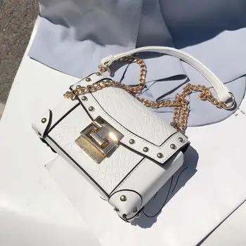 Crocodile pattern Square Crossbody bag 2020 New High-quality Lleather Women's Designer Handbag Lock Chain Shoulder Messenger Bag
Crocodile pattern Square Crossbody bag 2020 New High-quality Lleather Women's Designer Handbag Lock Chain Shoulder Messenger Bag