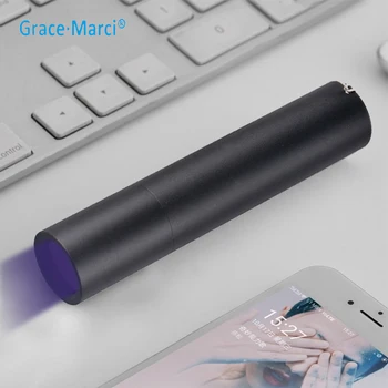 GM 365nm LED UV Llight Portable USB Rechargeable UV Lantern 3W Ultraviolet Flashlight With Black Filter Lens For Money Detect
GM 365nm LED UV Llight Portable USB Rechargeable UV Lantern 3W Ultraviolet Flashlight With Black Filter Lens For Money Detect