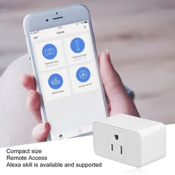 2020 New Wi-Fi Smart Plug Socket Switch Mini No Hub Needed Wireless App Remote Control Devices US Plug Wi-Fi Control
2020 New Wi-Fi Smart Plug Socket Switch Mini No Hub Needed Wireless App Remote Control Devices US Plug Wi-Fi Control