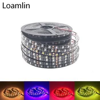 5050 RGB LED Strip DC12V 60LEDs/m Flexible LED Light RGB Red Green Blue 5050 LED Strip 300LEDs 5m/lot Black PCB
5050 RGB LED Strip DC12V 60LEDs/m Flexible LED Light RGB Red Green Blue 5050 LED Strip 300LEDs 5m/lot Black PCB