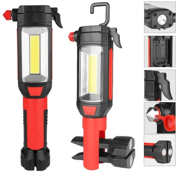 Multi Functional COB XPE LED Emergency Flashlight Torch Portable Survival Tool 3AAA Work Light 360° Inspection Lamp W/ Clip
Multi Functional COB XPE LED Emergency Flashlight Torch Portable Survival Tool 3AAA Work Light 360° Inspection Lamp W/ Clip