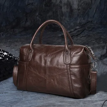 2020 new large-capacity bag leather female bag retro handbag shoulder bag messenger bag big bag
2020 new large-capacity bag leather female bag retro handbag shoulder bag messenger bag big bag